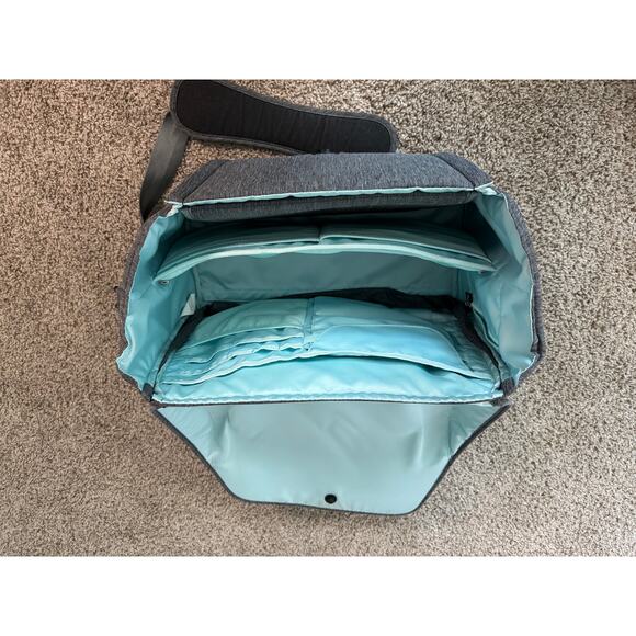 NEW Hie Diaper Bag Backpack V1: changing pad, insulated pouch, stroller caddy - Picture 3 of 16